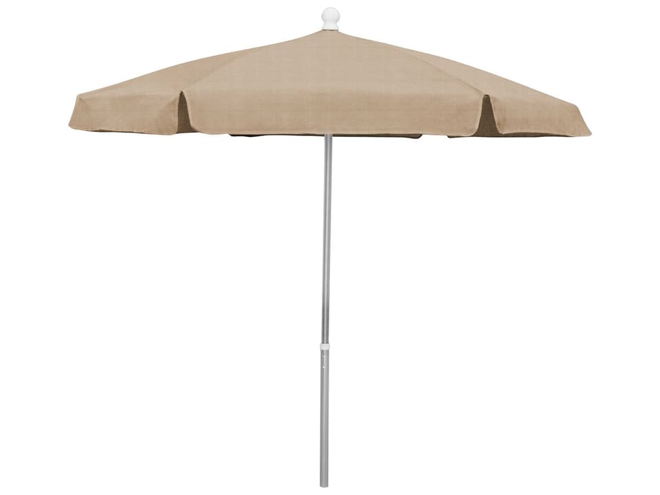 Beach 7.5 Foot Hexagon Push Up Patio Umbrella