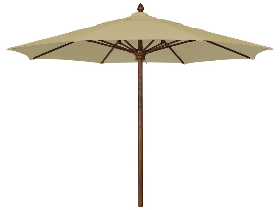 Fiberbuilt Augusta 9 Foot Octagon FiberTeak Pulley & Pin Umbrella