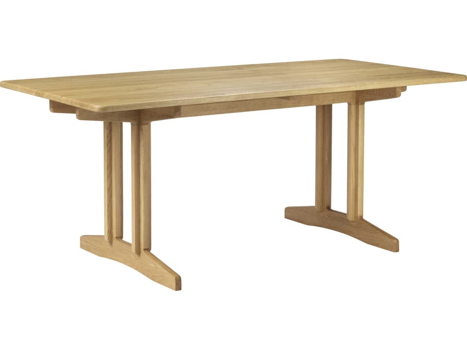 C64 Rectangular Wood Dining Table