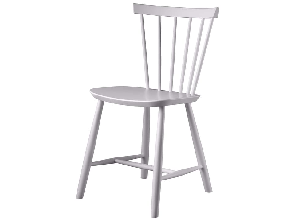 J46 Beech Wood Purple Armless Dining Chair