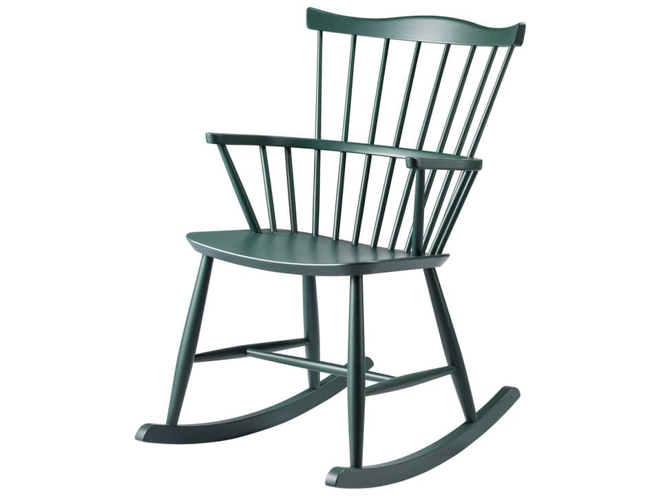 J52 Rocker Green Rocking Chair