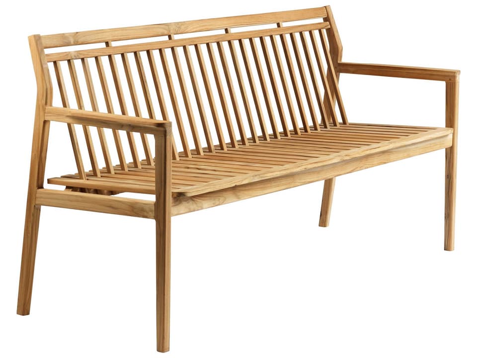 FDB Mobler Sammen Natural Teak Bench