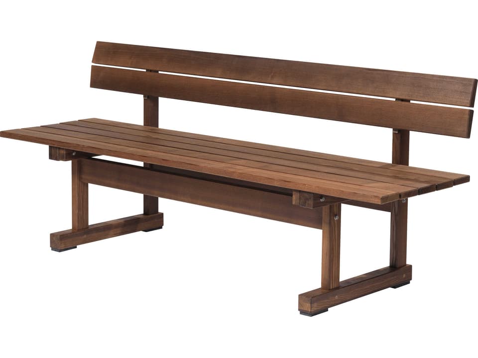Ermelundene Natural Wood Bench