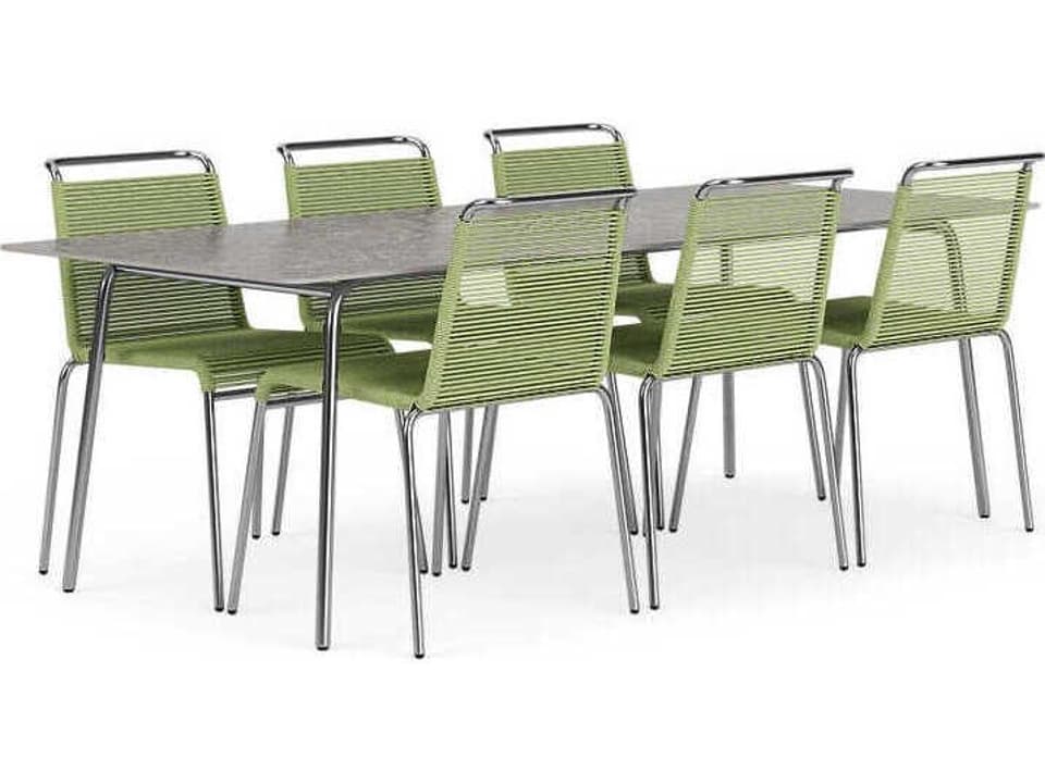 Salto Steel Dining Set