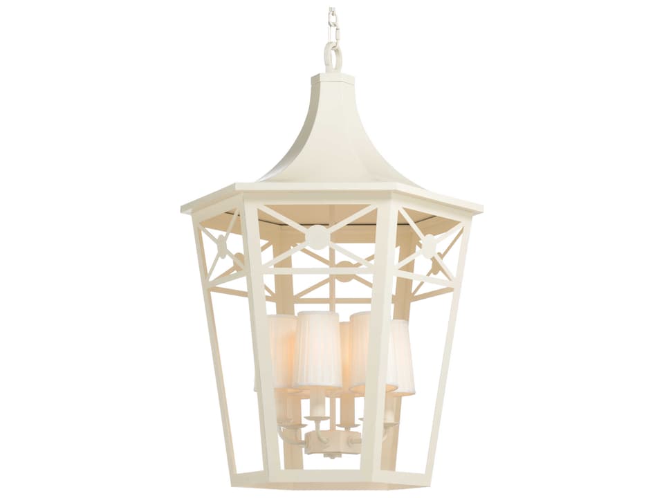 Matthew Frederick International Lantern Pendant in White