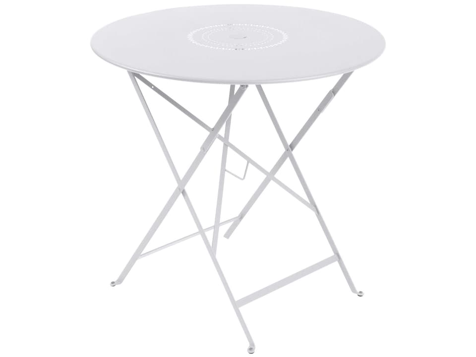 Floreal Round Folding Dining Table with Umbrella Hole