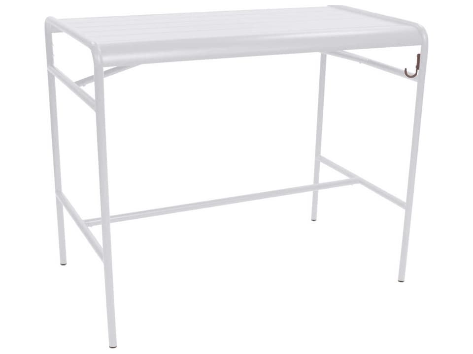 Luxembourg 49.5-Inch Aluminum Rectangular Bar Table