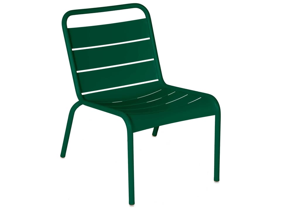 Luxembourg Aluminum Metal Lounge Chair Set of 2