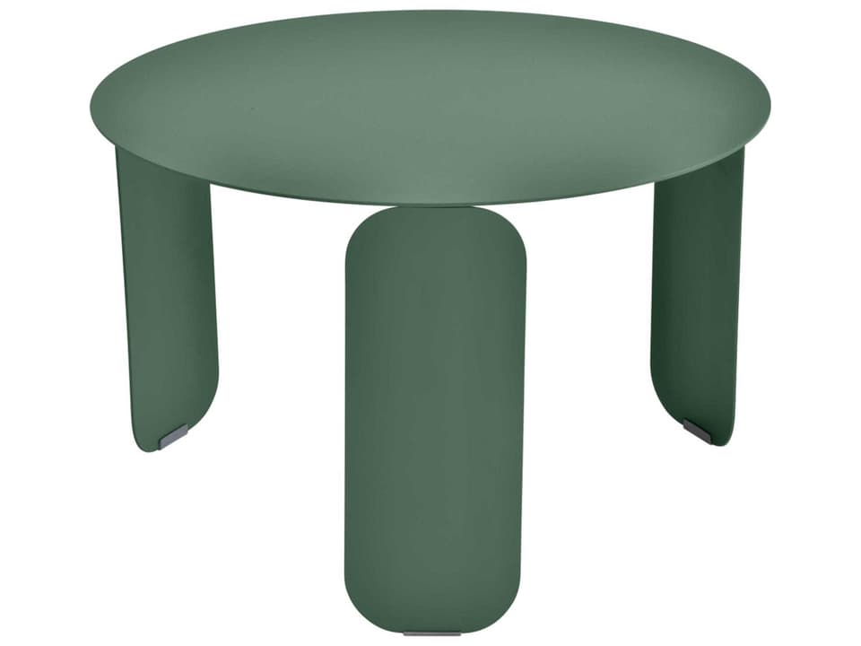 BeBop 24-Inch Round End Table with Steel Base