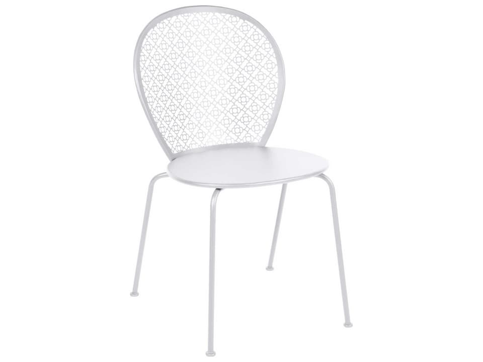 Lorette Steel Metal Dining Chair Set of 2