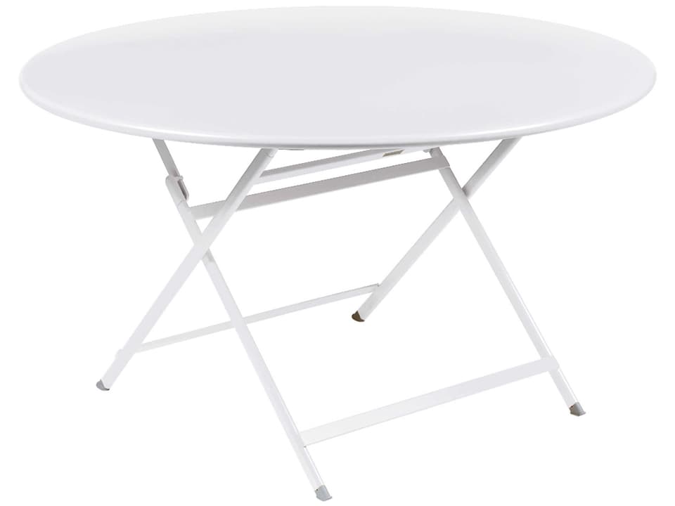 Caractere 51-Inch Round Steel Folding Dining Table