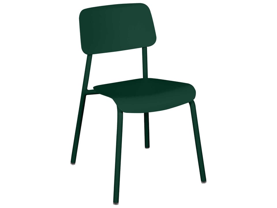 Studie Aluminum Metal Dining Chair Set of 2