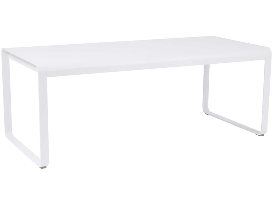 Bellevie 77-Inch Rectangular Steel Top Dining Table