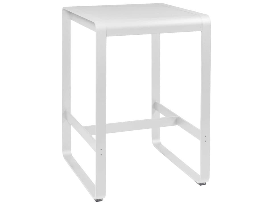 Bellevie 29 x 31.5 Inch Aluminum Rectangular Bar Table