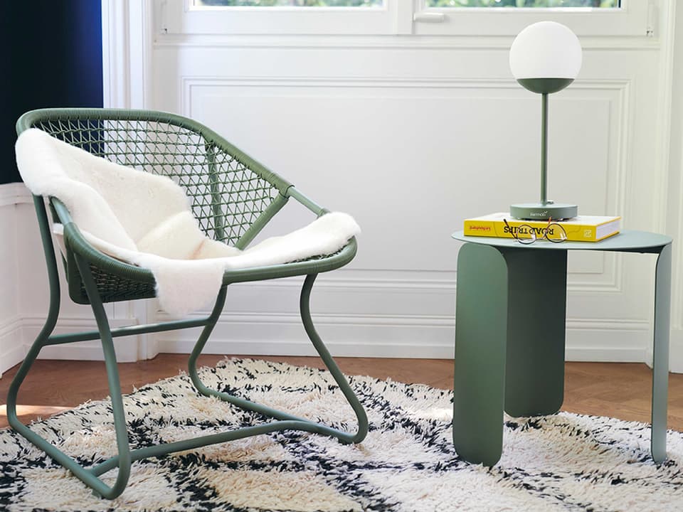 Sixties Aluminum Metal Lounge Set