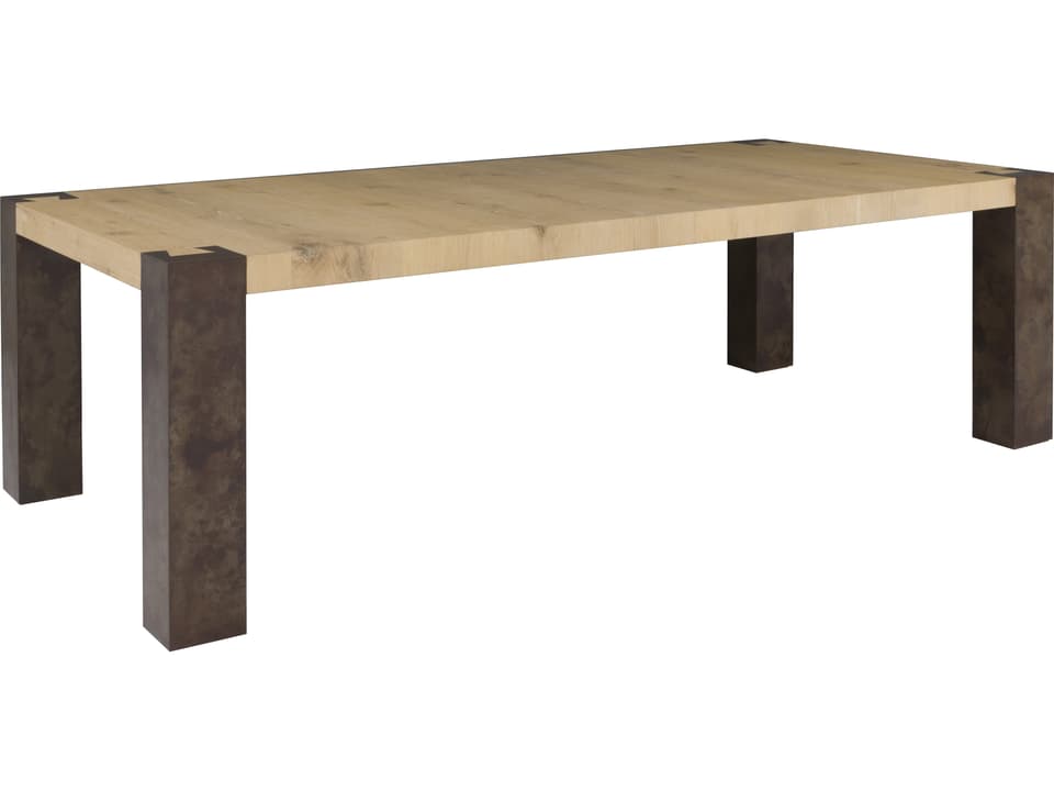Wyatt 96 Inch Rectangular Wood Dining Table in Natural Eucalyptus