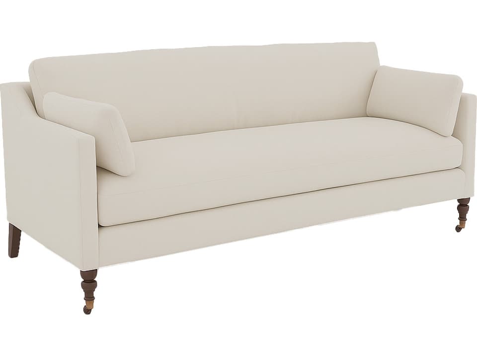 Dolce 70-Inch Cream Upholstered Sofa