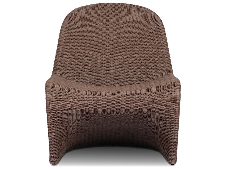 Portia Polyethylene Wicker Occasional Chair Tanned Weave