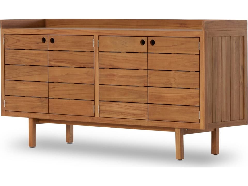 Globetrotter Outdoor Natural Teak Rectangular Sideboard