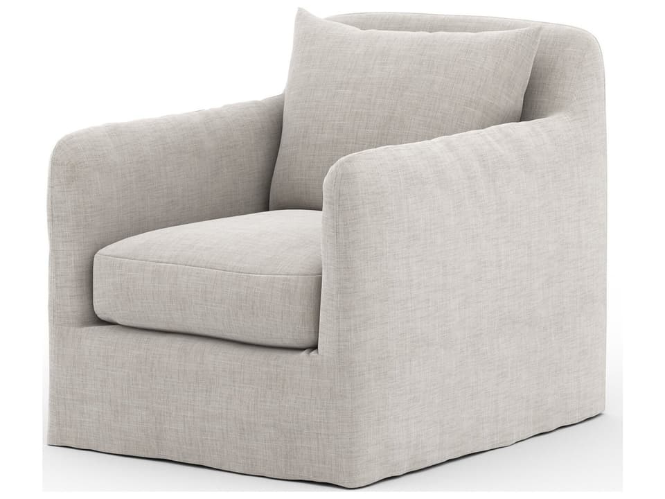 Dade Outdoor Swivel Chair Solano Stone Grey