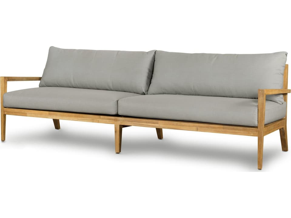 Amaya 94 Inch Natural Acacia Sofa