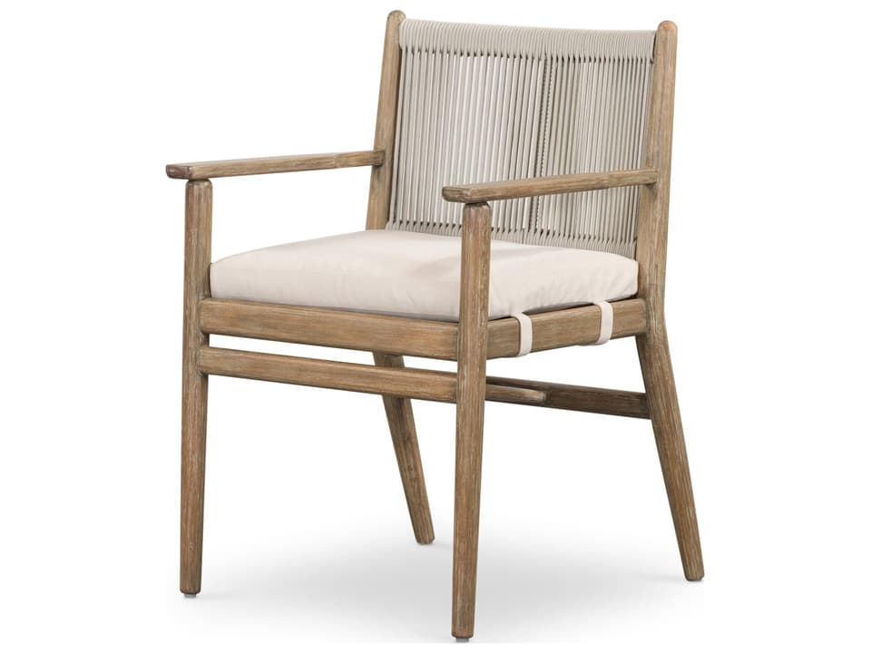 Globetrotter Outdoor Wood Cushion Dining Chair