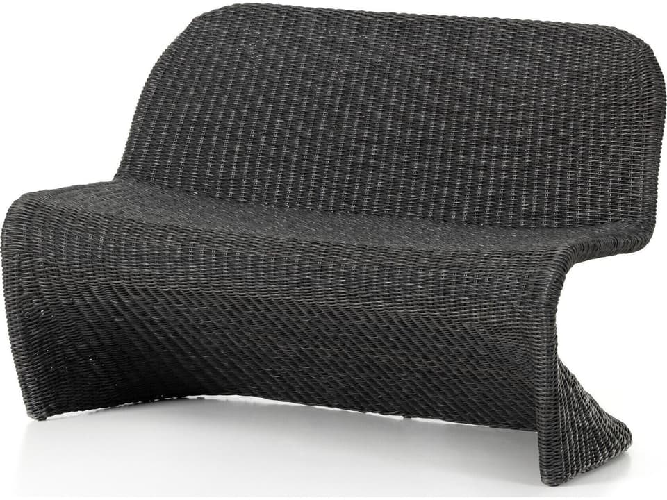 Grass Roots Vintage Coal Polypropylene Bench