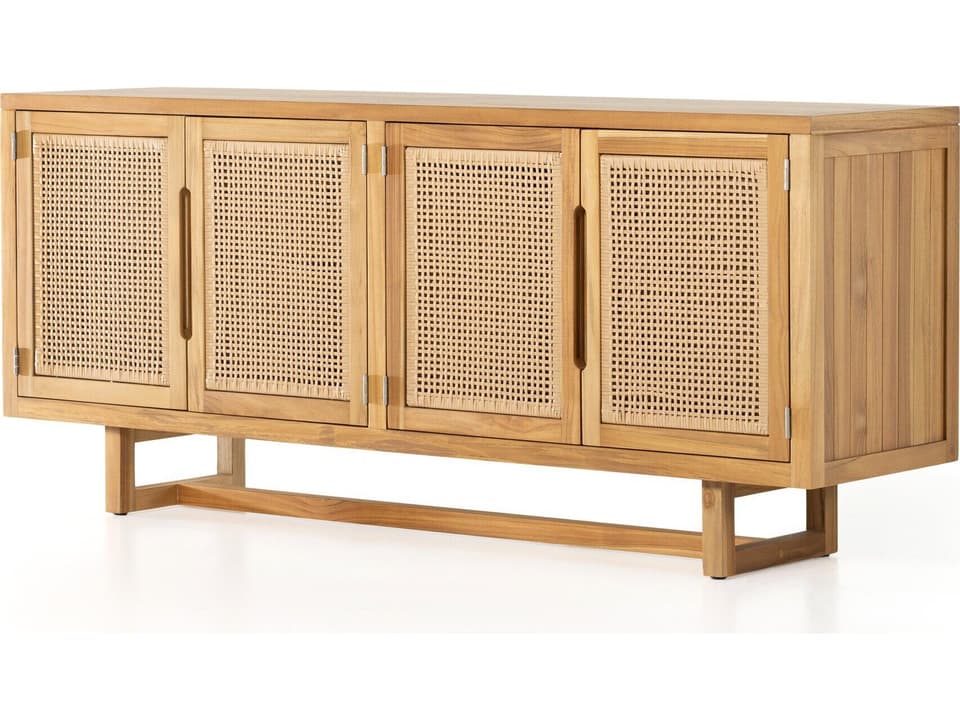 Globetrotter Outdoor Natural Teak / Faux Rattan Rectangular Sideboard