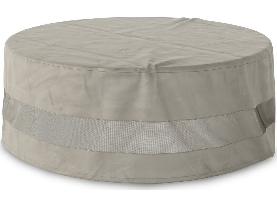 Solano Baron Grey Mesh Round Coffee Table Cover