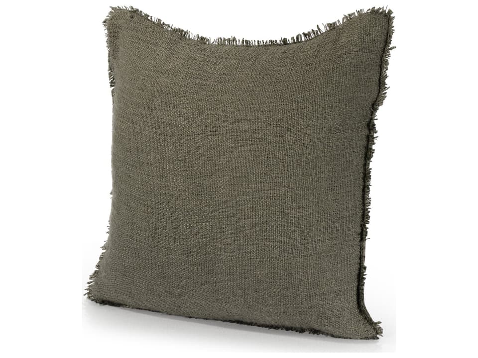 Four Hands Willow Tharp 20-Inch Outdoor Pillow in Textured Olive
