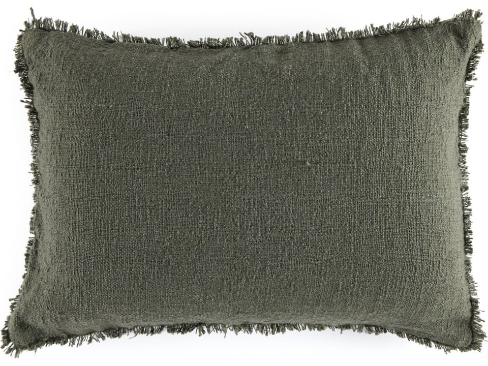 Willow Textured Olive Pillow