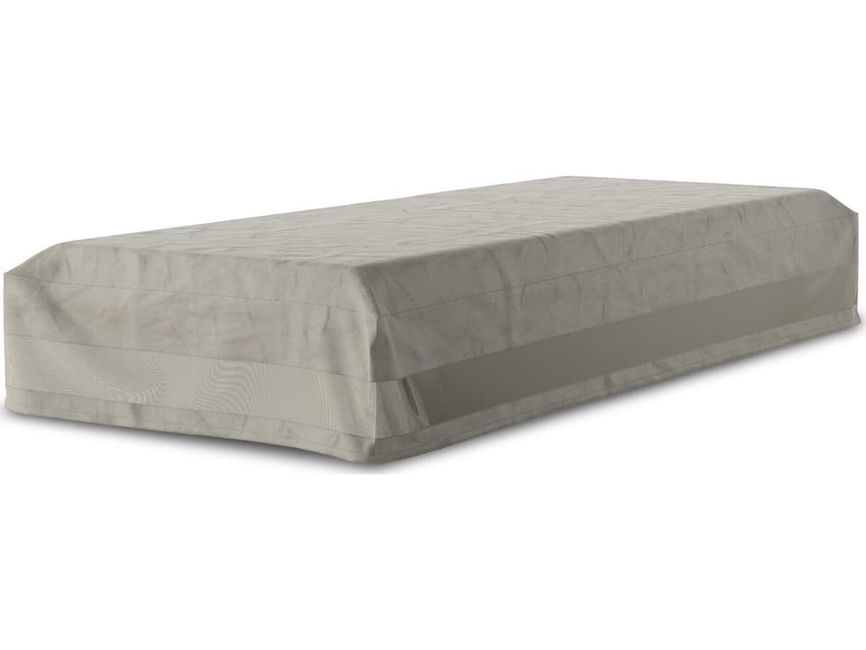 Solano Chaise Cover in Baron Grey Mesh