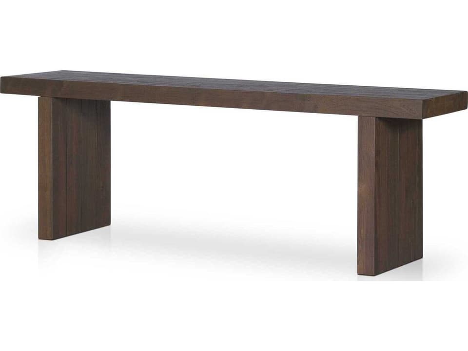 Globetrotter Outdoor Encino Stained Heritage Brown Teak Rectangular Console Table