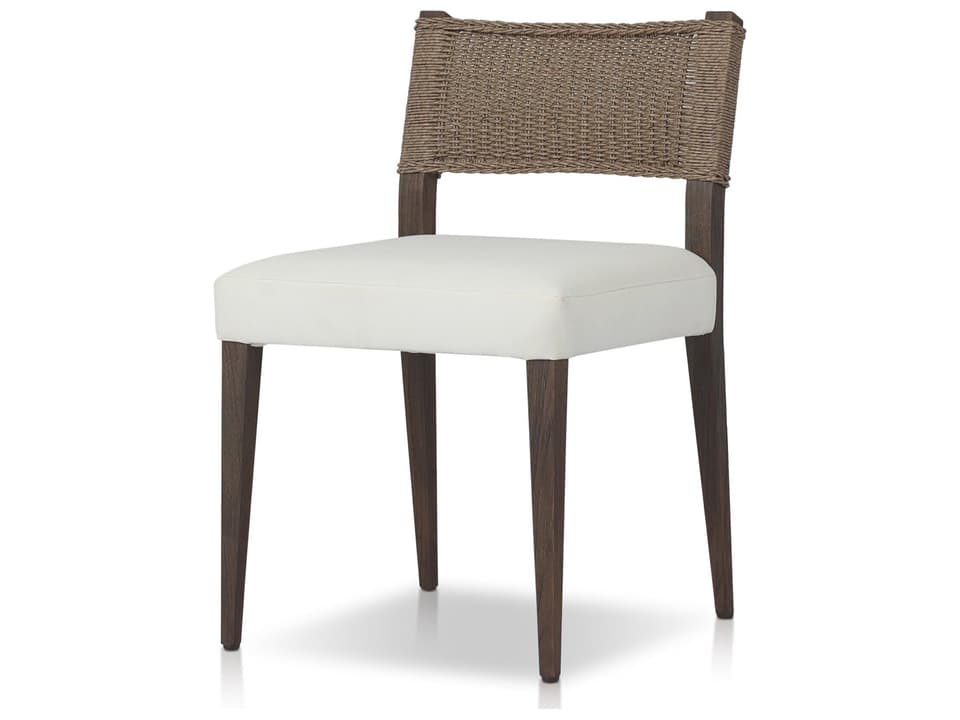Garwood Ferris Teak Dining Chair with Arashi Salt Acrylic
