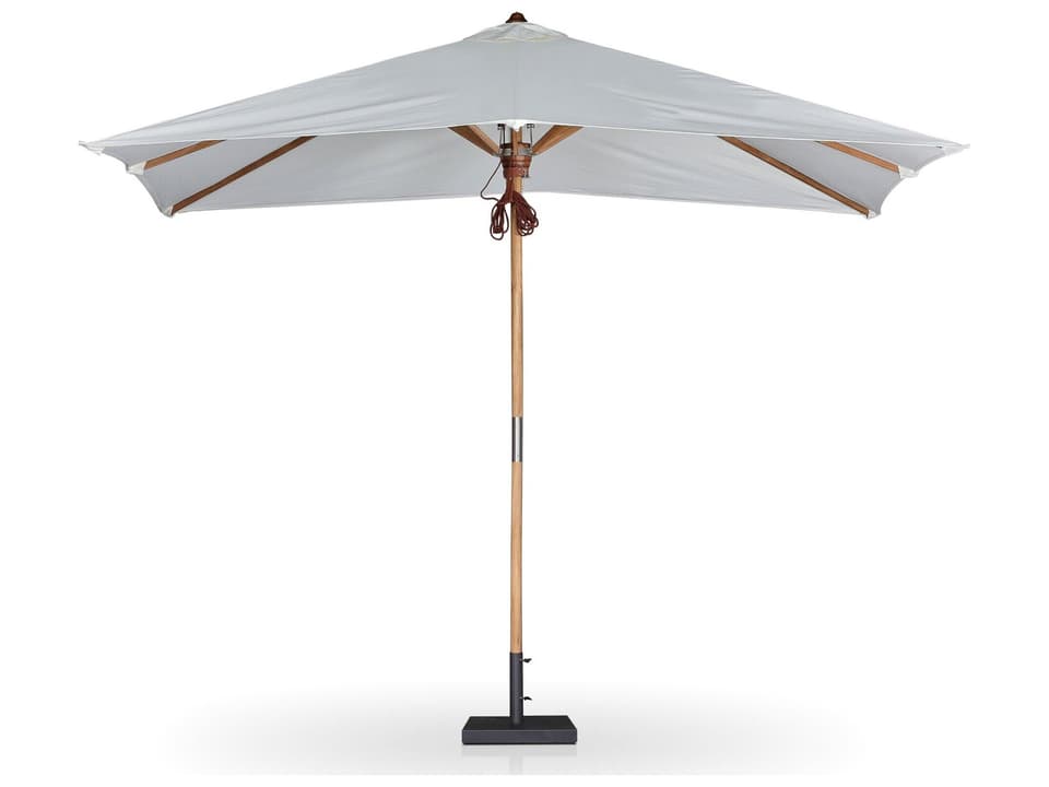 Garwood Baska Arashi Salt Fine Sanded Teak Umbrella