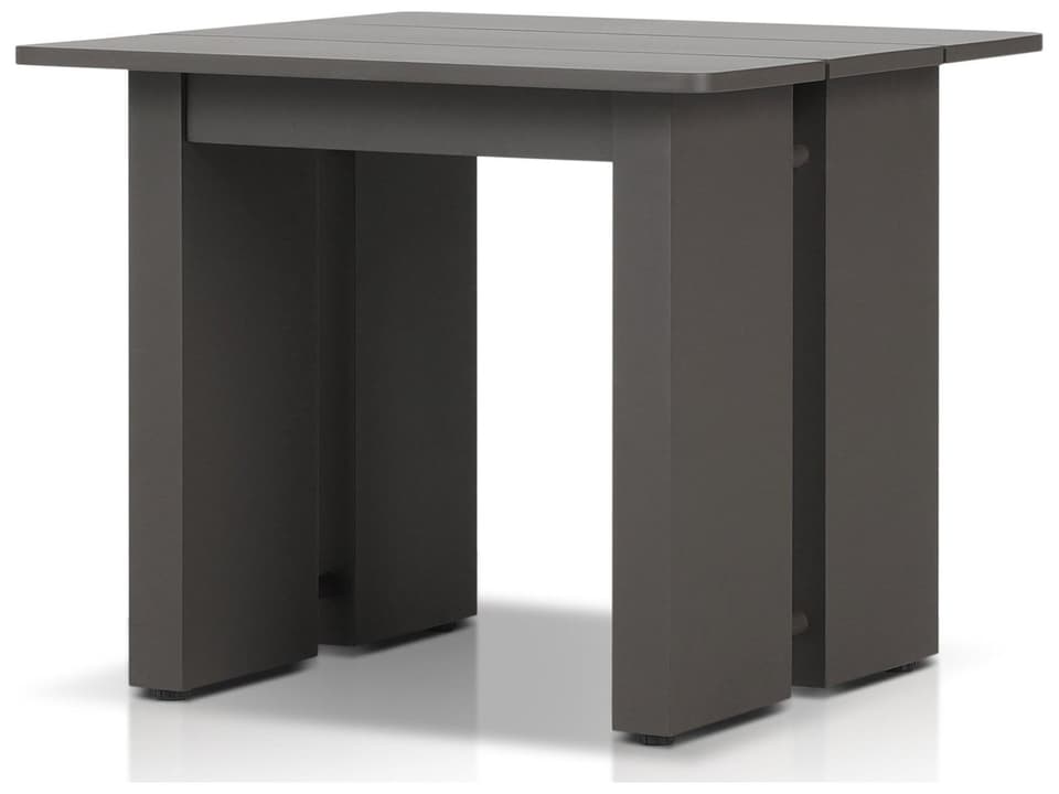 Chapman Outdoor Metal End Table in Bronze