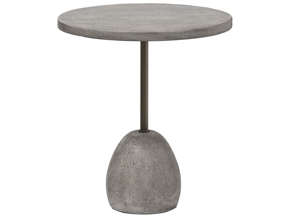 Emens End Table Aged Smoke Concrete