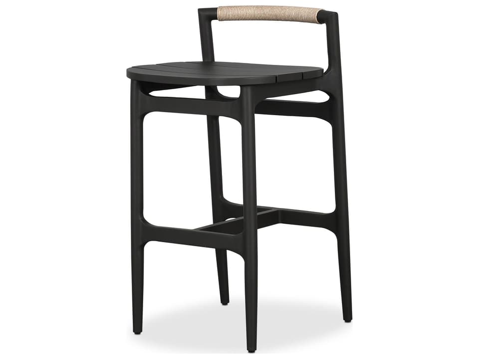 Baden Metal Stool Vintage White Bar