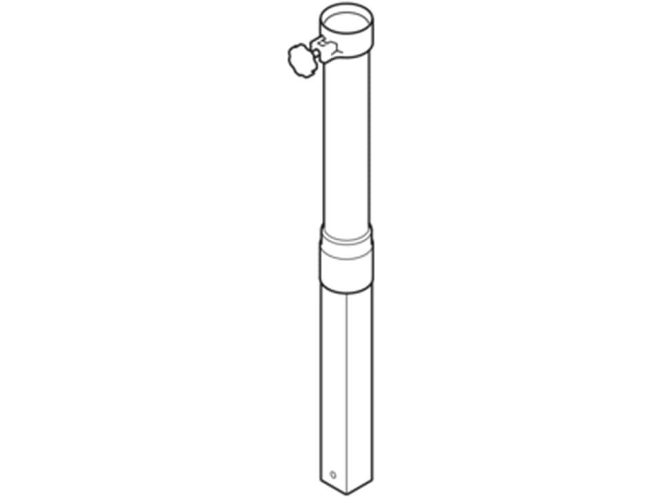 The Plant Ground Insert Umbrella Base Galvanized Steel