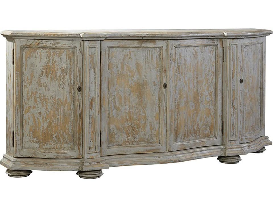 Washed Blue Briquette Sideboard