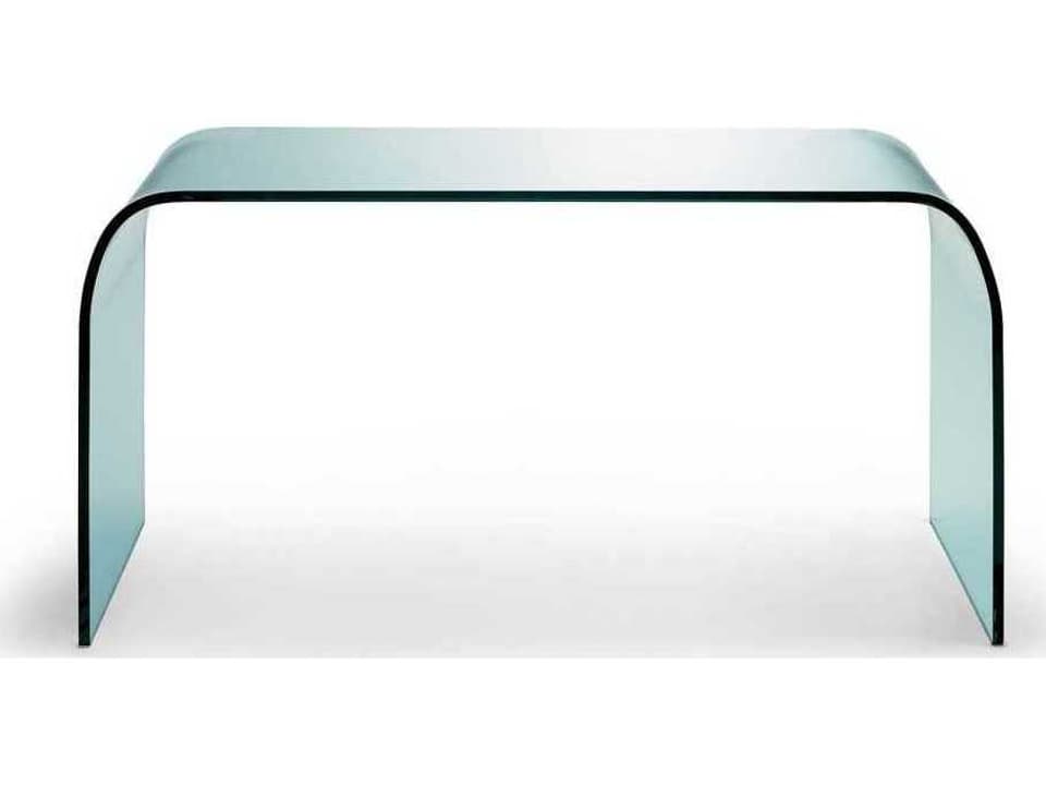 Rectangular Glass Transparent Coffee Table