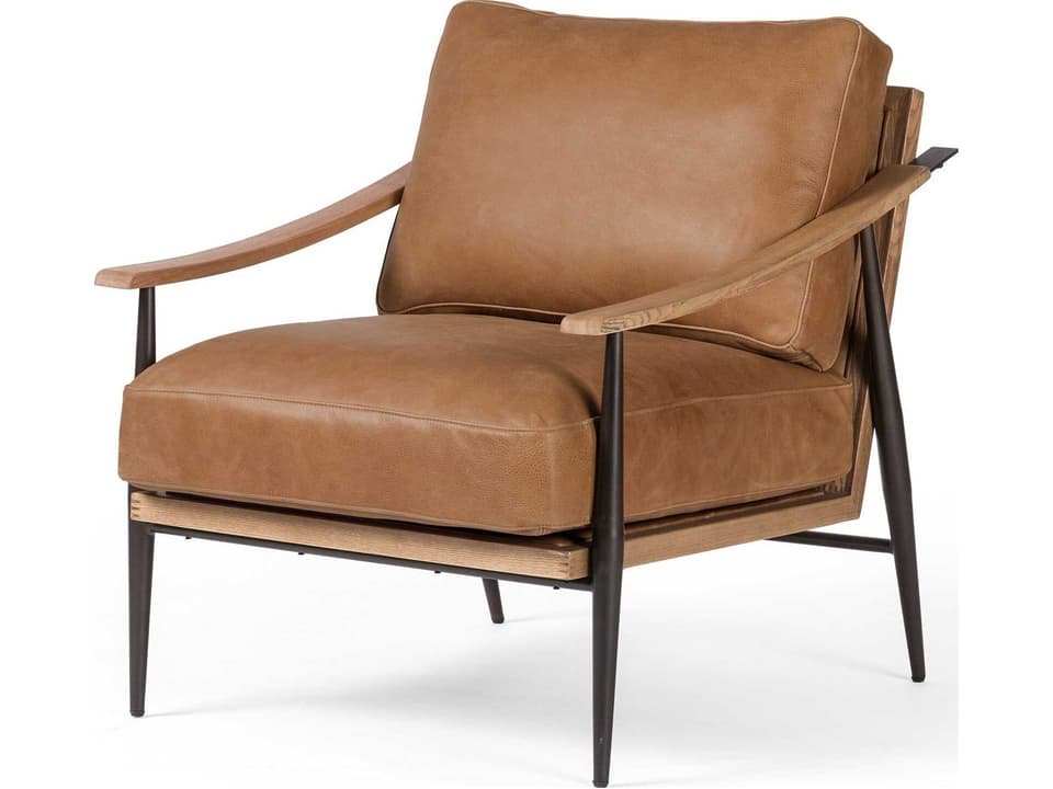 Kennedy Leather Accent Chair Westgate Modern