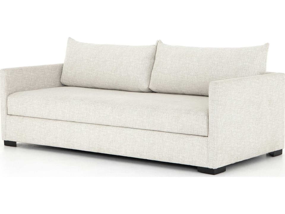 Montclair Wickham 3-Seat Alameda Snow Performance Fabric Sleeper Sofa