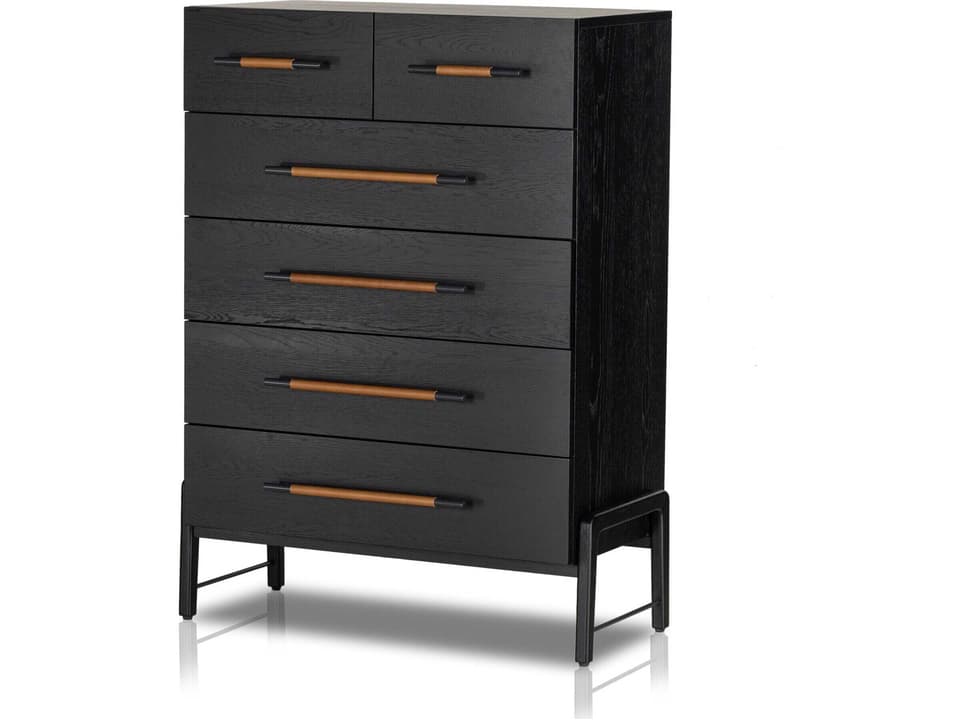 black accent dresser Uttermost Halifax Black Accent Chest