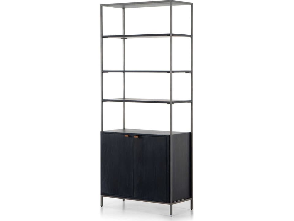 Trey Modular Wide Bookcase Fulton Industrial Modern
