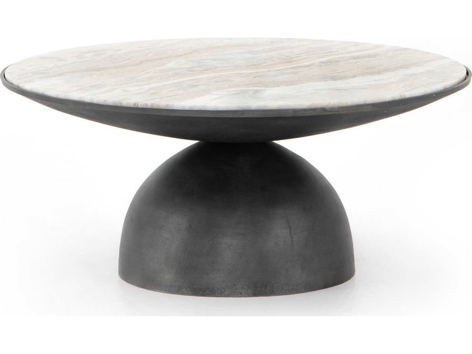 Corbett Coffee Table Marlow Round Marble
