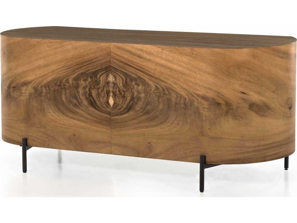 Globetrotter Lunas Gold Guanacaste Bronzed Iron Brown Executive Desk