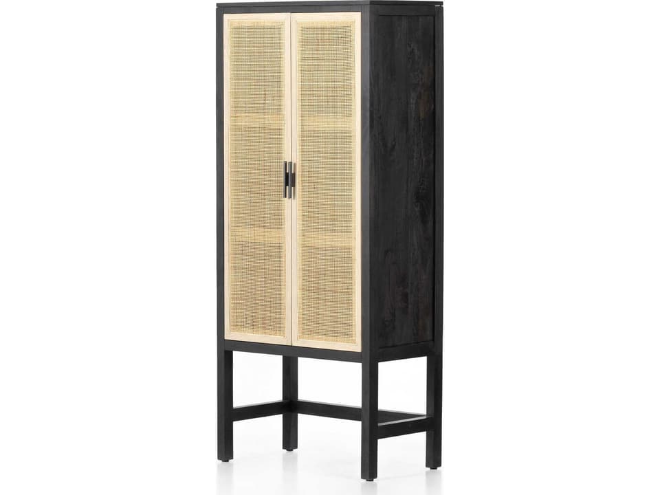 Leighton Black Mango Wood Accent Chest