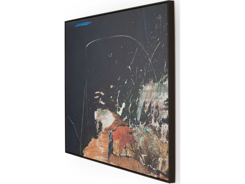 Dan Hobday Class Canvas Wall Art Black Maple and White