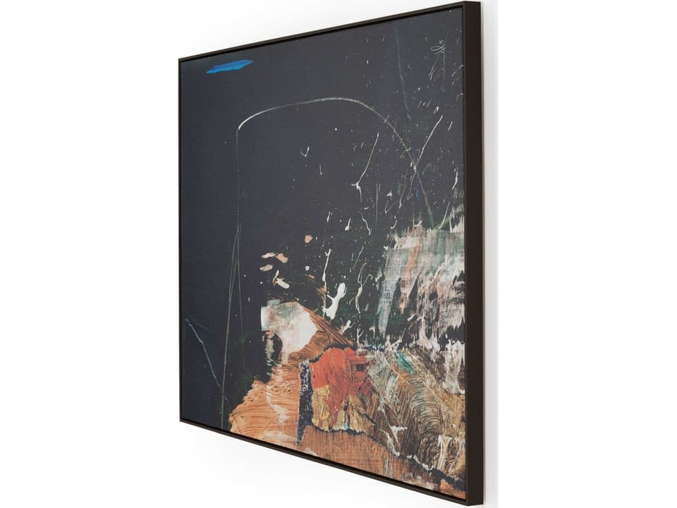 Art Studio Dan Hobday Class Abstract Canvas Wall Art Black Maple Frame
